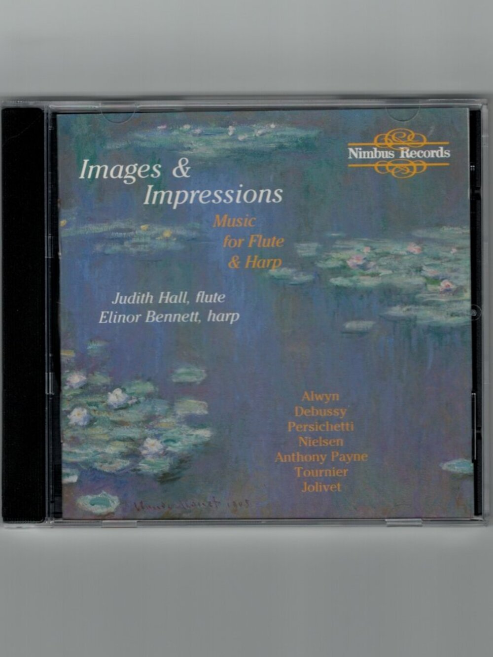 Images & Impressions - Music for Flute & Harp (CD) 1990 Hall, Bennett NEW